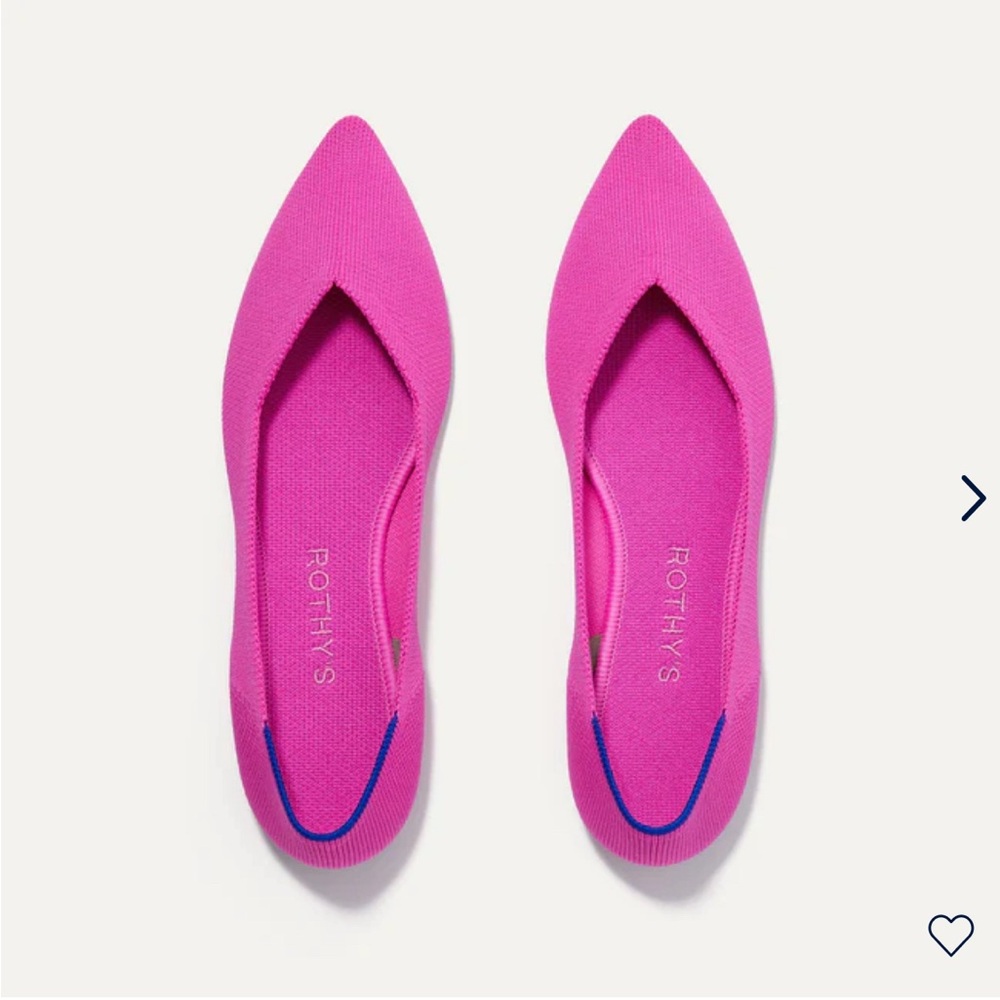 Stylish Pink Women's Flats - Picture 2 of 9